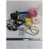 Image 1 : Polaroid Camera, Party Streamers, Water Goggles, Doll Head, Belt, Candles, Misc.