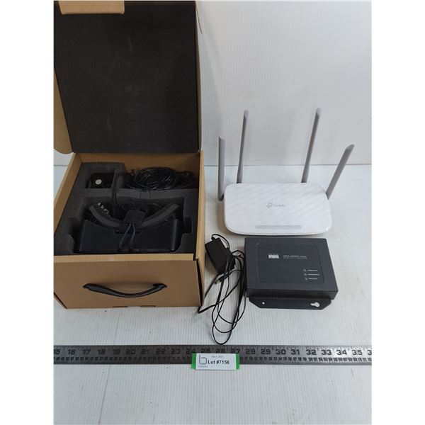 Oculus VR Headset, TP-Link Wireless Dual-Band Router, Cisco Wireless Bridge - All Untested, As is