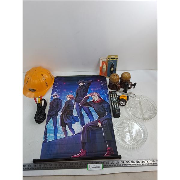 Jujutsu Kaisen Scroll Poster, Door Bells, Sectioned Plates, TV Remote, Flashlights, Misc.