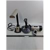 Image 1 : Fluorescent Desk Lamp - Tested, Wingman Joy Stick Controller, Large Flashlight