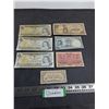 Image 1 : (7) Currency Notes (Canadian, Austrian, Japanese, Thailand)