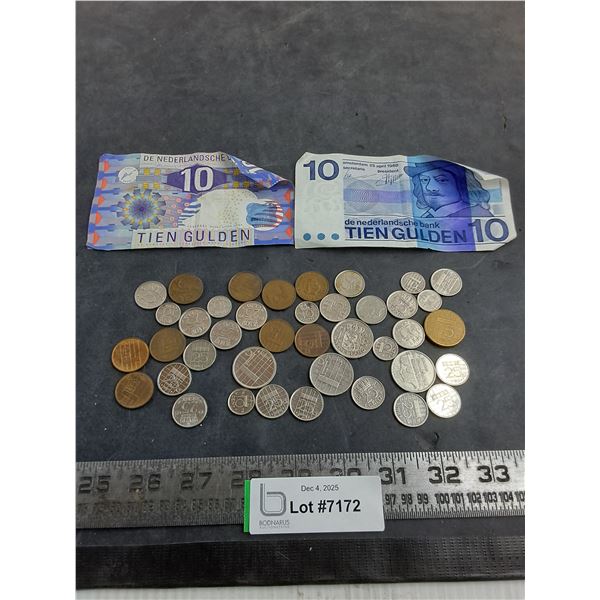 Netherlands Currency Notes & Coins