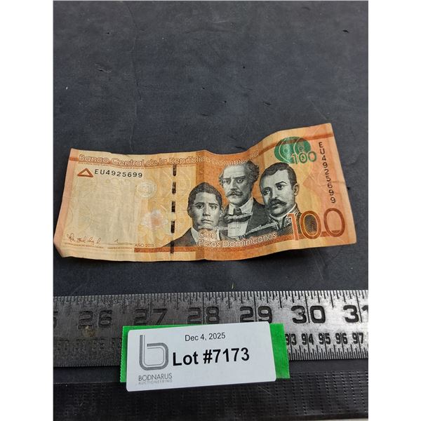 Dominican Republic Currency Note
