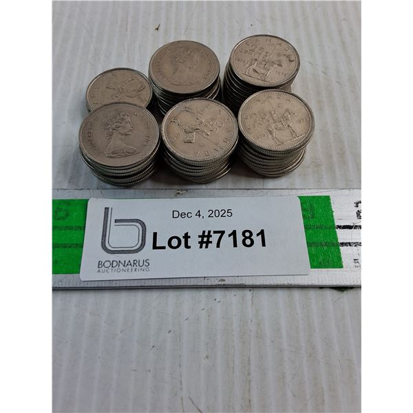 (54) 1973 R.C.M.P. Canadian Quarters