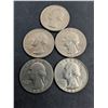 Image 2 : (9) American Quarters-Various Years and (1) American Dime