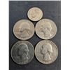 Image 3 : (9) American Quarters-Various Years and (1) American Dime