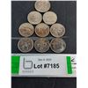 Image 1 : (8) Themed Canadian Quarters and (1) American Dollar Coin-1979