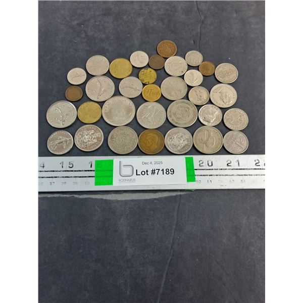 (35) Coins from Various Countries-see pictures