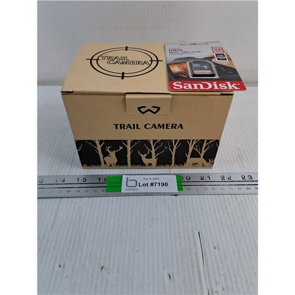 Wosports Trail Camera (new) with 32 GB Card