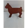 Image 2 : Metal Outdoor Decorative Dog 10" long