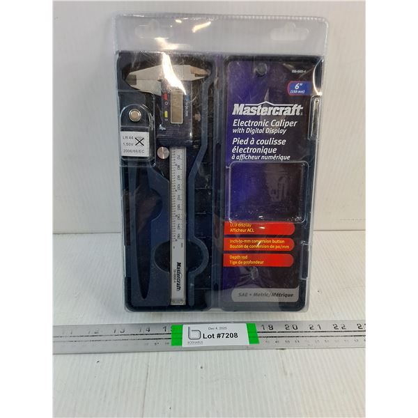 NIB Mastercraft Electronic Caliper with Digital Display