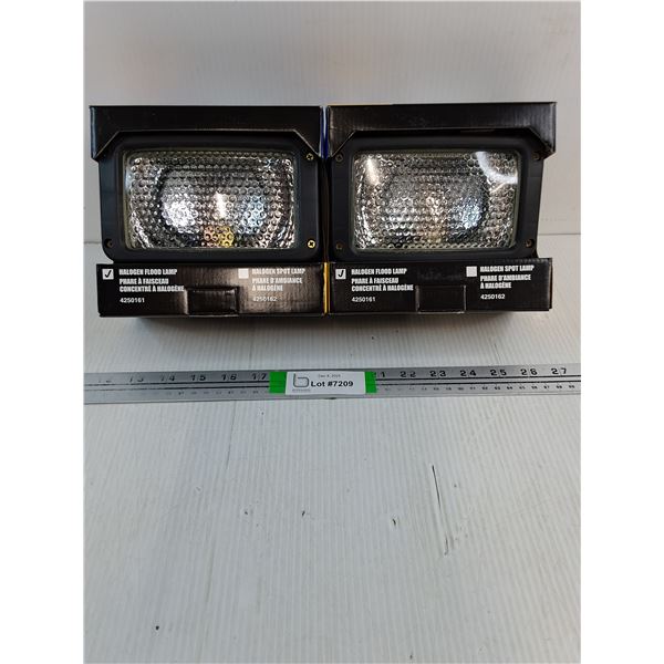 (2) NIB Halogen  Flood Lamps
