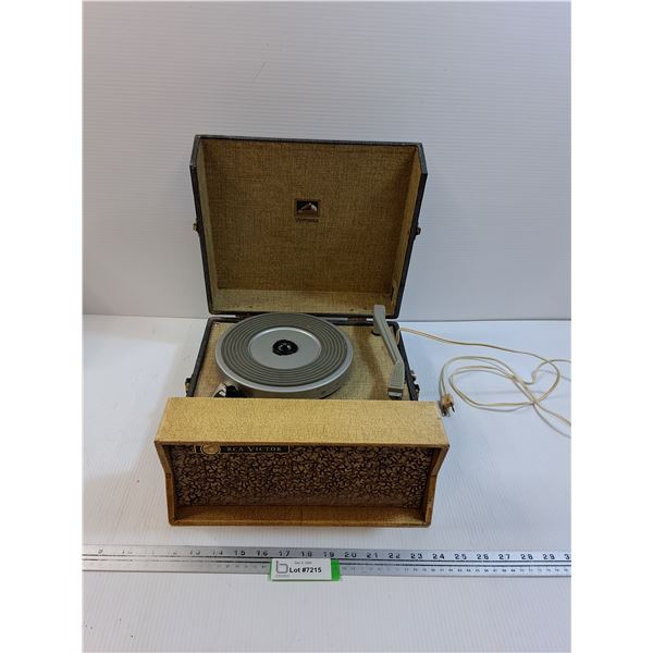 RCA Victor Record Player - Powers on, may need TLC - PREFERRED PICK-UP