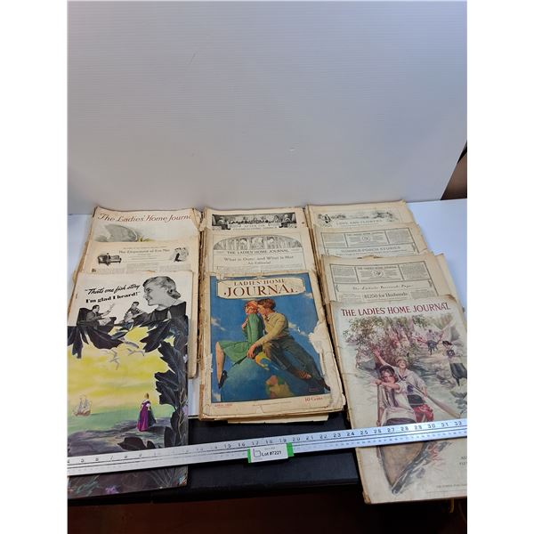 (11) Vintage Ladies Home Journal Magazines - Various