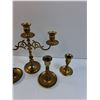 Image 3 : (5) Brass Candle Holders