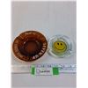 Image 1 : (2) Ashtrays: 7-Up & Smile Face