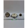 Image 1 : (3) Vintage Clocks: Electric, Wind-up - As Is