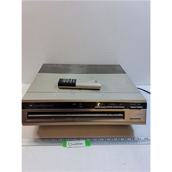 RCA Video Disc Player w/Remote - Powers On, As Is - CANNOT SHIP