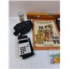 Image 3 : Lot: Calculators, Level, Victorian Cat Family Paper Dolls, Misc