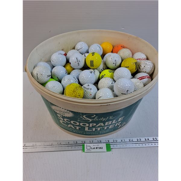 Bucket of Golf Balls