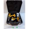 Image 1 : (2) Dewalt Battery Drills in Case - Batteries May Need Charge, As Is
