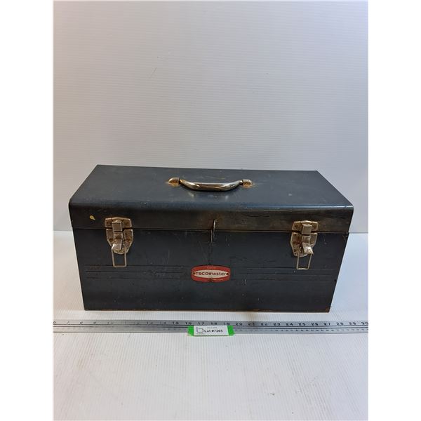 Eaton Metal Tool Box w/Contents - 20" x 8" x 9"