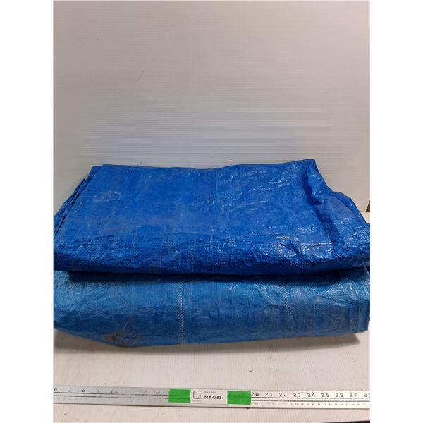 Tarps (2) approx 7'x9' -As Is