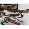 Image 3 : Metal Tray With Various Hand Tools, Soldering Iron Untested  - Cannot Ship