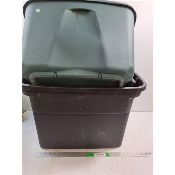 *Plastic Totes (2) No Lids - Cannot Ship