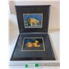 Image 1 : (2) Framed Polar Bear Photos 17.25" x 15.5