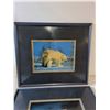 Image 2 : (2) Framed Polar Bear Photos 17.25" x 15.5