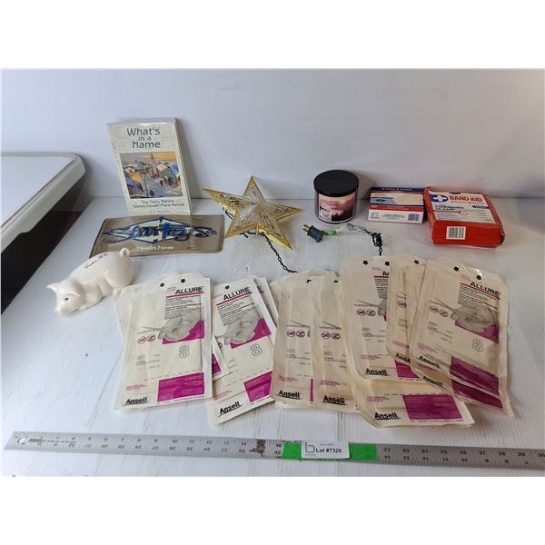 Saskatchewan Names Book, Powder Free Surgical Gloves, Lightup Tree Topper- Working, Misc.