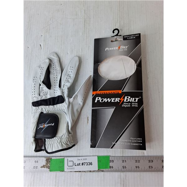 Men's Power Bilt Cadet Left Glove, Appears NIB-L