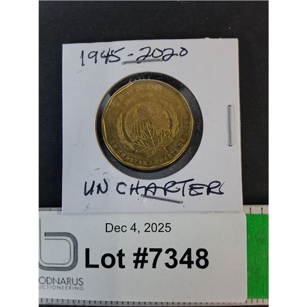 Canadian UN Charter Loonie 1945-2020