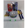 Image 1 : (2) LED Flashlights,10" Groove Joint Pliers,Anti-Slip Tape,Power Nut Driver Bit Set