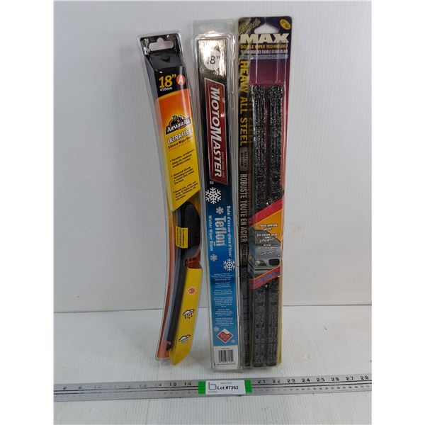 (3) Pkgs. of 18" Wiper Blades