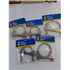 Image 2 : (5) Various Size Muffler Clamps,7 Wire Trailer Harness with Connector and more as pictured