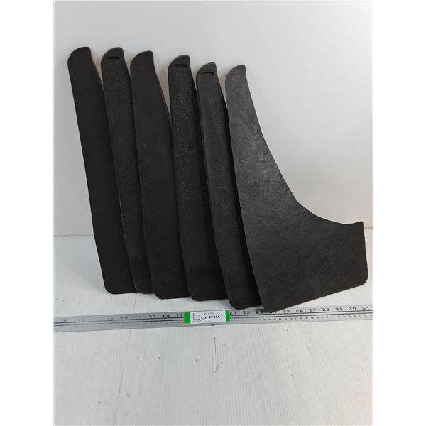 (6) Mud Flaps- 9.5"x17.5"
