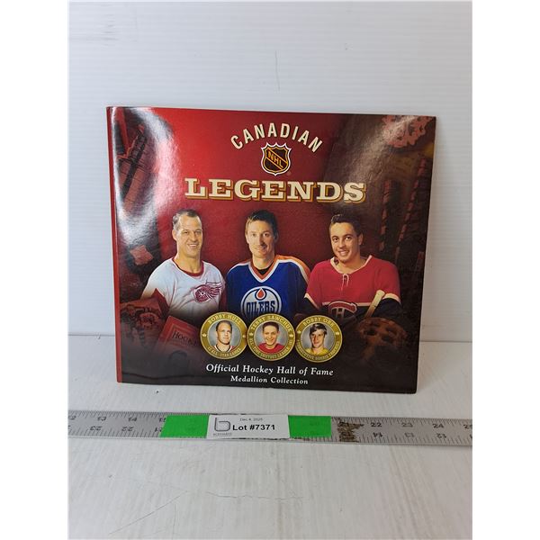 Canadian Hockey Hall of Fame Medallion Collection- As Is