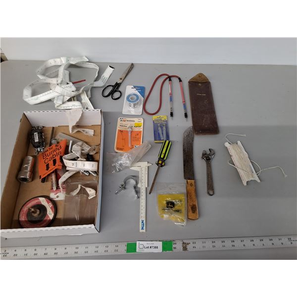 Grease Injectors, Solder Wire, Scissors, Misc.