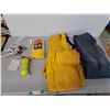 Image 1 : Tennis Balls, Rain Proof Coveralls- Approx. L & Pants- Approx. S, Misc.