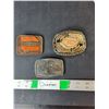 Image 1 : (3) Belt Buckles- Comstock, Refinery, Siskiyou-Bergamot