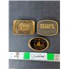 Image 1 : (3) Beltbuckles- Gwil Crane, Newmont Gold, Co-op