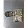 Image 2 : (3) Beltbuckles- Ledcor, PCL, Banff