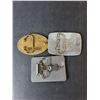 Image 2 : (3) Beltbuckles- American Borate, Quintette Coal, Regina