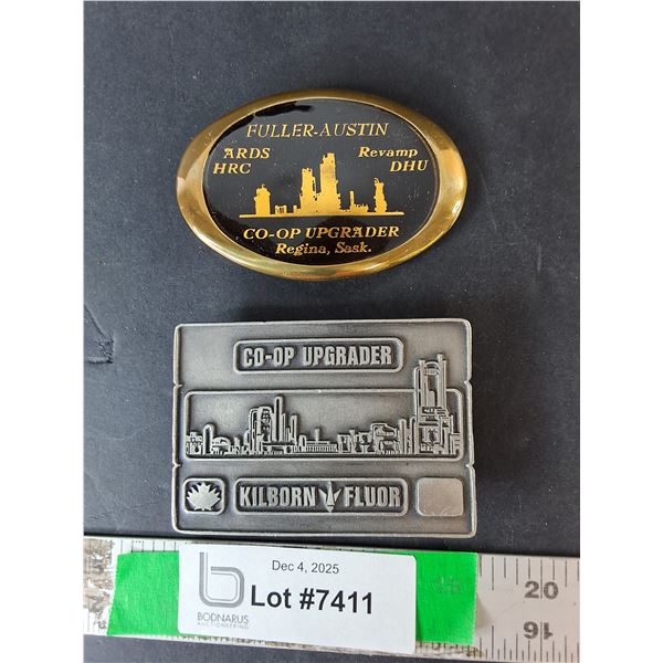 (2) Co-op Beltbuckles