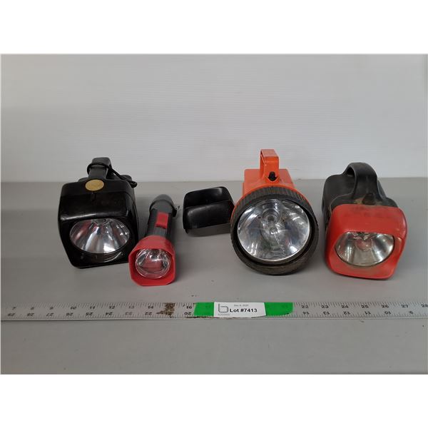 (4) Flashlights- As Is