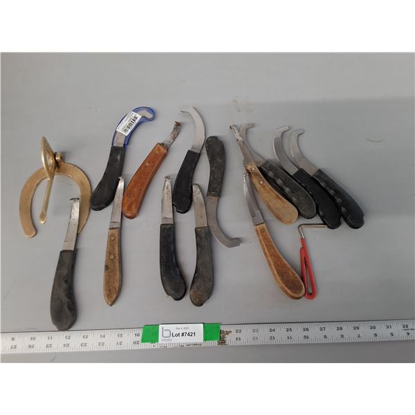 Hoof Knives and Gauge, Bot Egg Knives