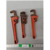 Image 1 : (3) Pipe Wrenches Up to 14" Long