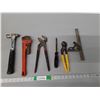 Image 1 : Channel Locks, Framing Hammer, Measuring Square, Misc.